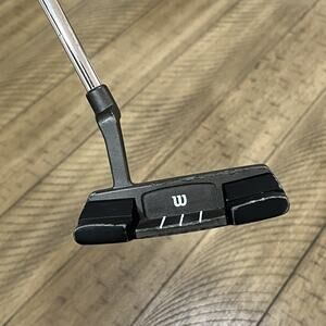 Wilson Black Putter RH Steel Shaft 35" Original Wilson Grip